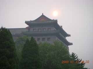 China eclipse - Beijing morning run