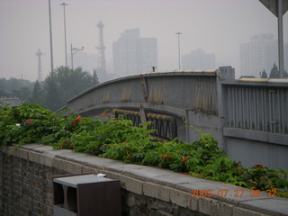 China eclipse - Beijing morning run