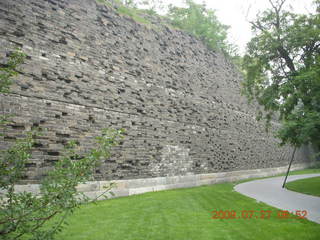 China eclipse - Beijing morning run - ancient Ming Dynasty wall