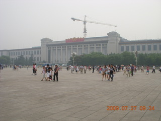 China eclipse - Beijing - Tianenman Square