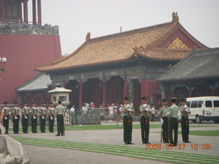 China eclipse - Beijing - Tianenman Square - Adam and Chairman Mao