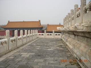 China eclipse - Beijing - Forbidden City - turtle-dragon sculpture