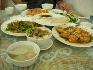 China eclipse - Beijing - lunch with Jack