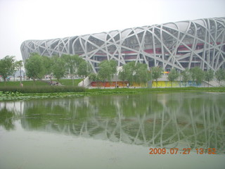 China eclipse - Beijing Olympic Park