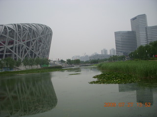 China eclipse - Beijing Olympic Park