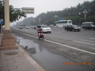 China eclipse - Beijing morning run