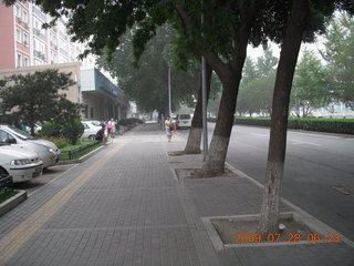 China eclipse - Beijing morning run - Tiananmen Square