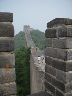 China eclipse - Beijing tour - Great Wall - Adam and fellow tourist