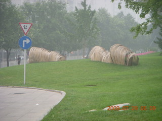 China eclipse - Beijing morning run