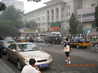 China eclipse - Beijing morning run - back alley