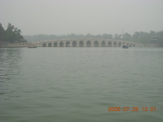 China eclipse - Beijing - Summer Palace - boat ride - Adam