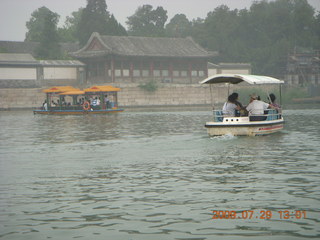 China eclipse - Beijing - Summer Palace - boat ride