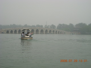 China eclipse - Beijing - Summer Palace - boat ride