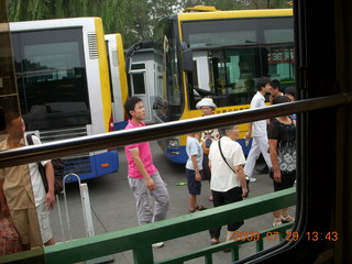 China eclipse - Beijing - bus