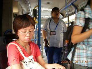 China eclipse - Beijing- bus