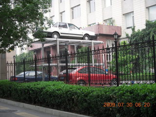 China eclipse - Beijing morning run - tough parking job