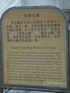 China eclipse - Beijing - Temple of Heaven sign