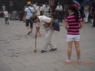 China eclipse - Beijing - Temple of Heaven - good graffiti