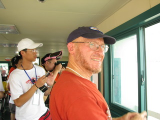 China eclipse - Mango's pictures - Adam on West Lake boat ride