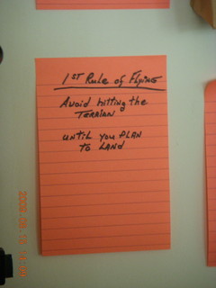 Dick's First Rule of Flying