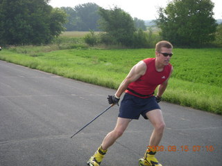 Afton, Minnesota, run - roller blader