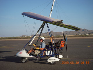 Casa Grande (CGZ) fly-in - Steve's 'trike'