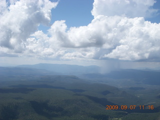 36 6z7. clouds over the mountains