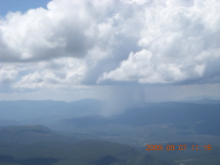 clouds over the mountains