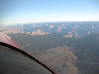 1170 702. aerial - south rim of Grand Canyon ahead