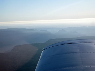 1171 702. aerial - south rim of Grand Canyon ahead