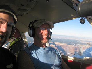 1183 702. aerial - Grand Canyon - Neil and Adam flying in N4372J