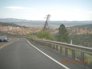 100 703. driving to Kodachrome Basin