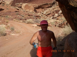 1114 71a. Lathrop trail hike - Adam running