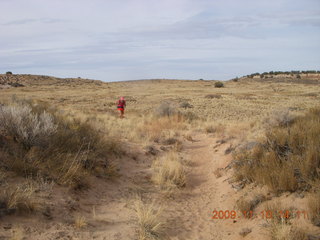 1120 71a. Lathrop trail hike - Adam running