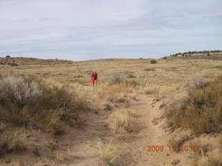 1123 71a. Lathrop trail hike - Adam running