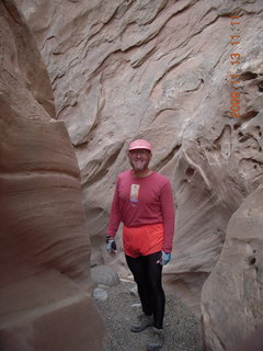 1140 71d. Little Wild Horse Pass slot-canyon hike - Adam
