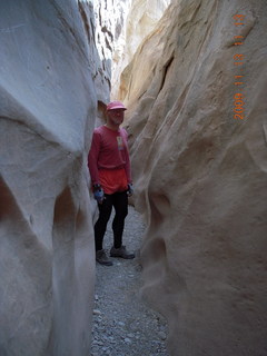 1143 71d. Little Wild Horse Pass slot-canyon hike - Adam
