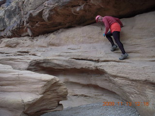 1148 71d. Little Wild Horse Pass slot-canyon hike - Adam