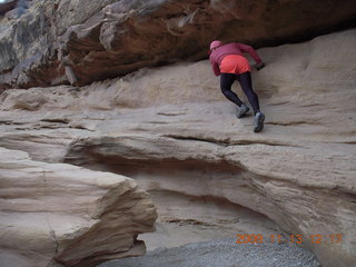 1149 71d. Little Wild Horse Pass slot-canyon hike - Adam