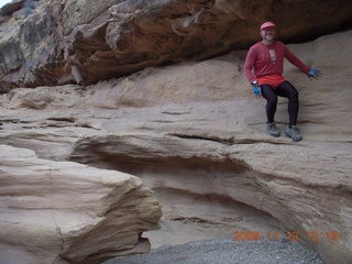 1151 71d. Little Wild Horse Pass slot-canyon hike - Adam