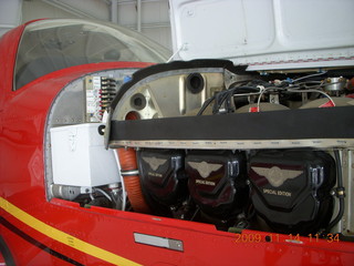 27 71e. DVPA picnic - red Beech Bonanza (fuses in front of firewall)