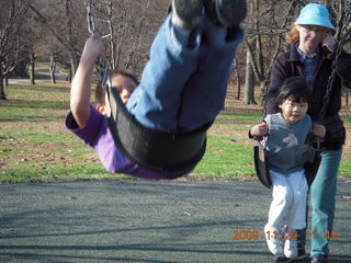 440 71n. Gaby, Betsy, and Cecelia on swings