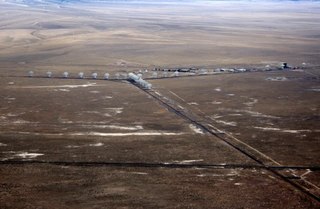 aerial - New Mexico - Very Large Array (VLA) rail
