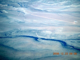 aerial - small airstrip south of Saint George