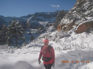 1153 72p. Zion National Park - Observation Point hike - Adam