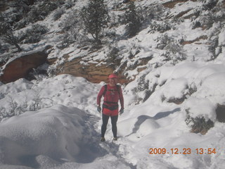 1155 72p. Zion National Park - Observation Point hike - Adam