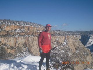 1156 72p. Zion National Park - Observation Point hike - top - Adam