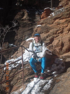 125 72q. Zion National Park - down from Angels Landing - Adam