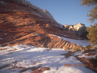 Zion National Park - slickrock stop