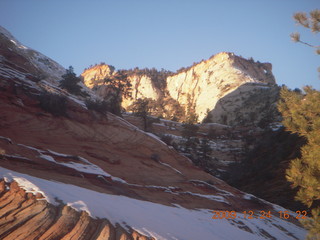 Zion National Park - slickrock stop